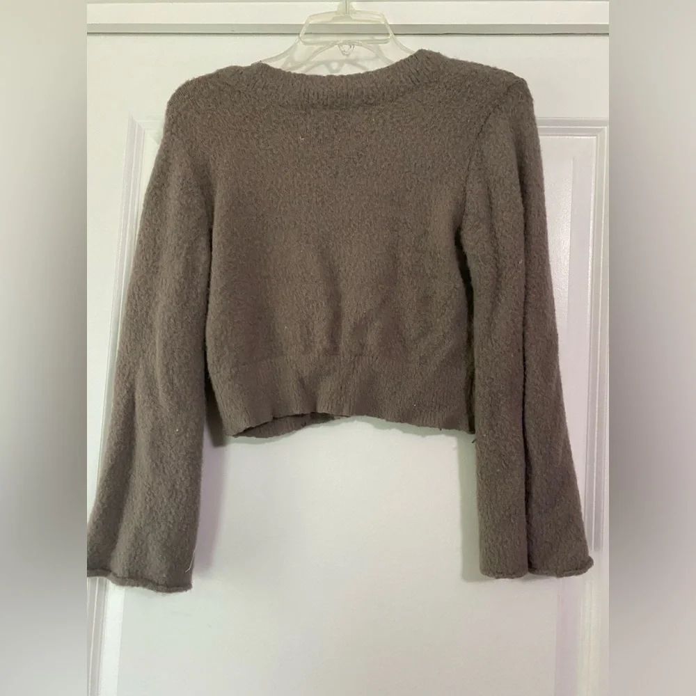 Aritzia Sunday’s Best Cropped V Neck Sweater